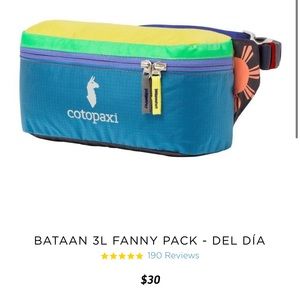 Cotopaxi Del Dia Fanny Pack Never Worn